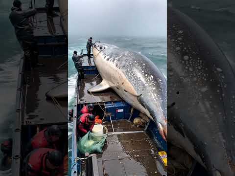 HUGE FISH caught by brave fishermen🌊🐟