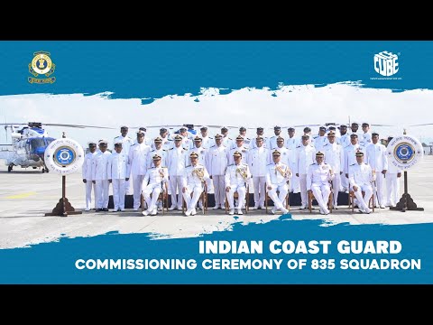 Indian Coast Guard Commissioning Ceremony of 835 Squadron | CG Air Enclave Porbandar| #eventplanner